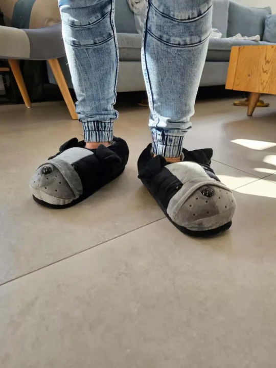 נעלי בית כלב גברים ונשים מידות 35-46 - שחור